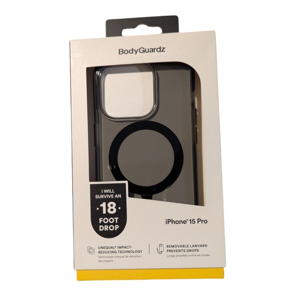 D8. BodyGuardz ACE PRO (MagSafe) Case‎ For iPhone 15 Pro - Smokey